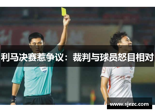 利马决赛惹争议：裁判与球员怒目相对